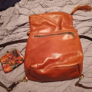 Patricia nash leather backpack and coin purse